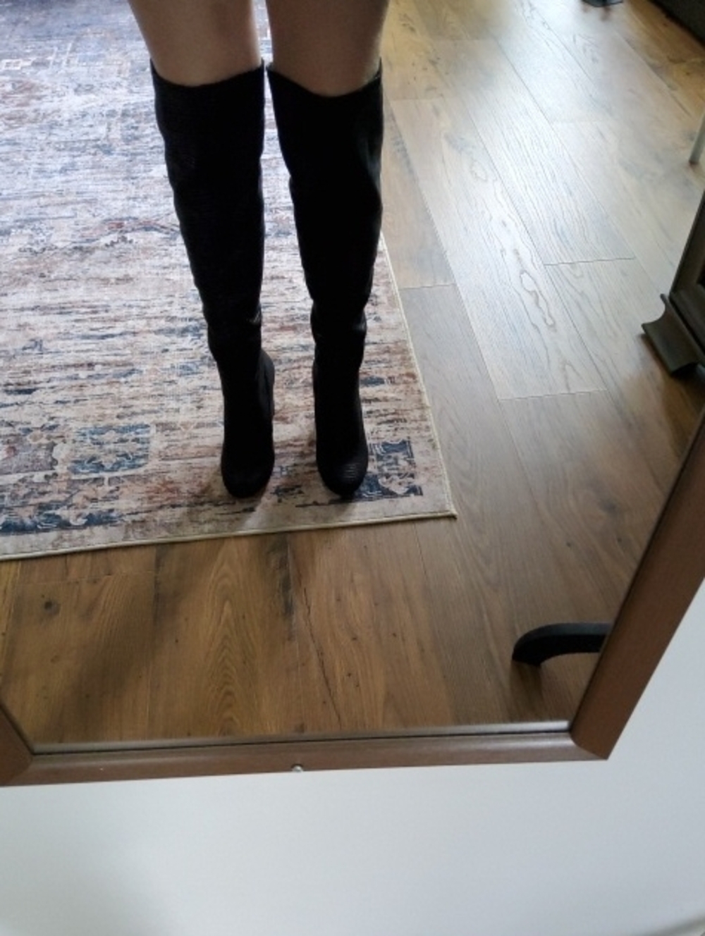Ricci Black Over-the-Knee Fashion Boots 7 1/2